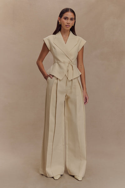 Raya Linen Sleeve Top